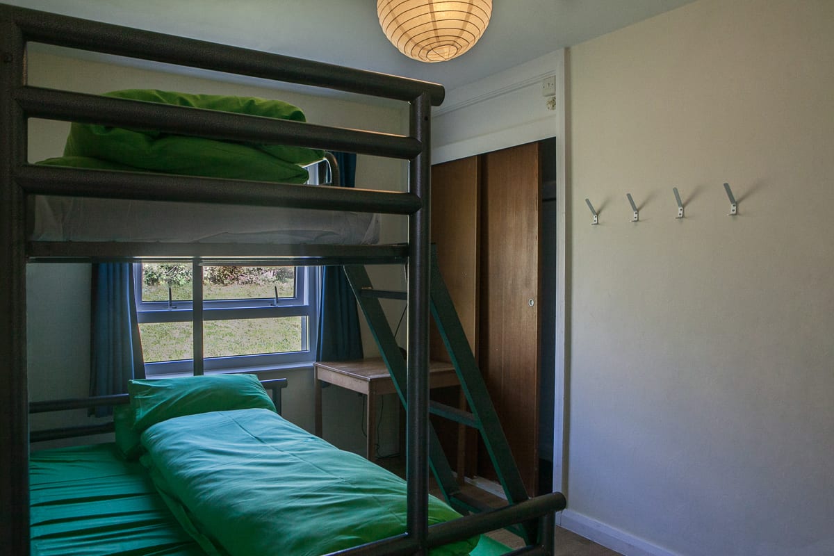 YHA Broad Haven Double Bed in Dorm Room