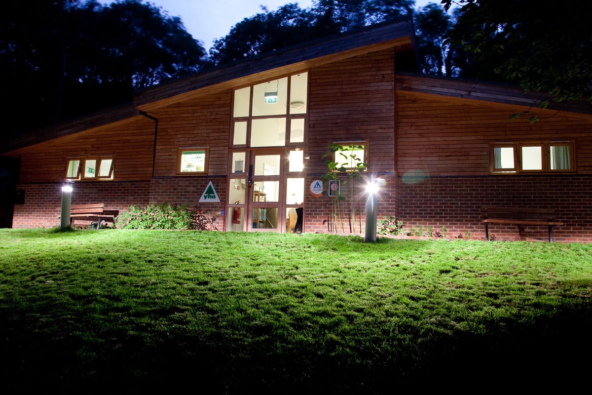 YHA Eastbourne Exterior at Night