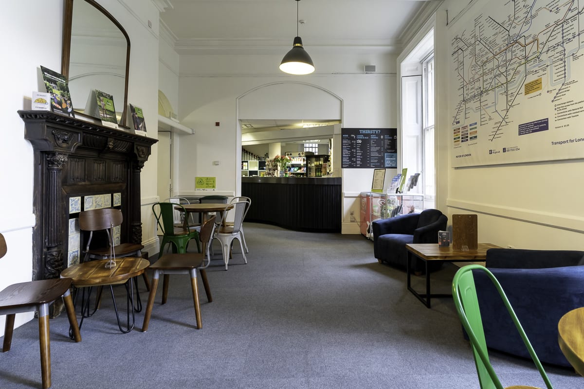 YHA London St Pauls Seating and Dining